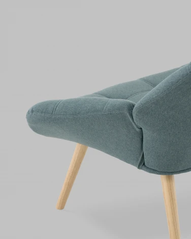 Кресло Олби Квадро зелёный Stool Group арт.УТ000040098