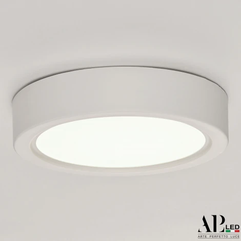 Точечный светильник накладной APL LED Ingrid 3322.LDY6004M/6W/6K (220V, круглые, IP40)