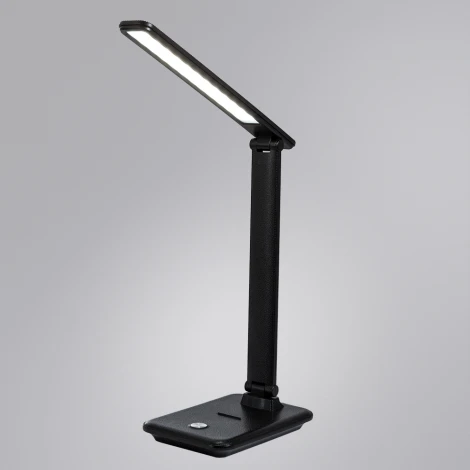 Офисная настольная лампа складываемая Arte Lamp Cambridge A5123LT-1BK (LED, выключатель)