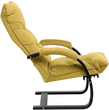 Кресло-трансформер Leset Монако (Фанера,Березовый шпон,Металл,Велюр/Желтый) арт.2500000114540