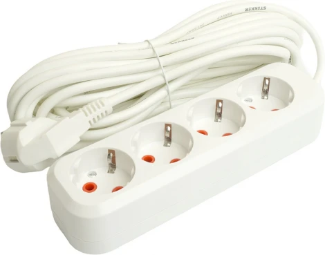 Удлинитель 4-х местный 7 метров с заземлением Stekker Home 49389