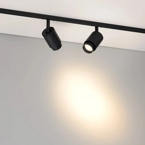 Трековый светильник MAG-MICROCOSM-SPOT-ZOOM-R47-9W Warm3000 (BK, 15-55 deg, 24V) (Arlight, IP20 Металл) 051769