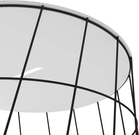 Столик журнальный Sheffilton SHT-CT41 сандал/черный муар