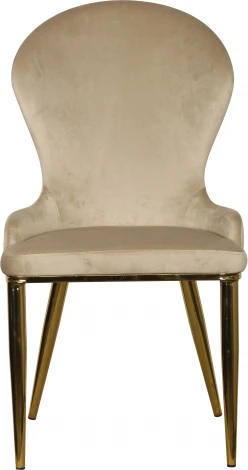Стул обеденный IST-CASA Констанция TW-1163, бежевый/золото