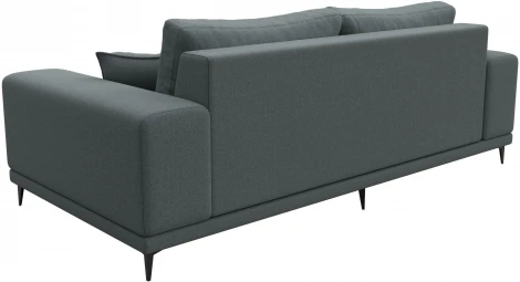 Диван прямой Льюес (Серый/Рогожка) Лига Диванов арт.122673