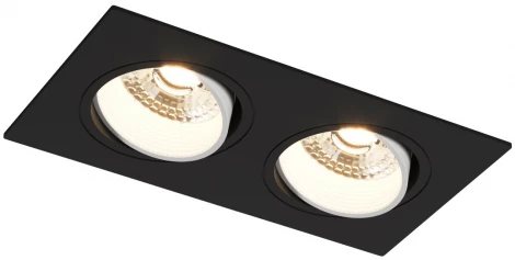 Встраиваемый точечный светильник Denkirs DK3021 DK3072-BK+WH (220V)