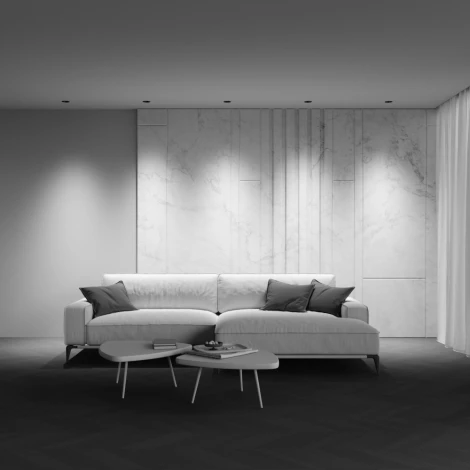 Встраиваемый светильник Maytoni Alfa LED DL043-01-15W3K-RD-B-1 (220V, круглые)