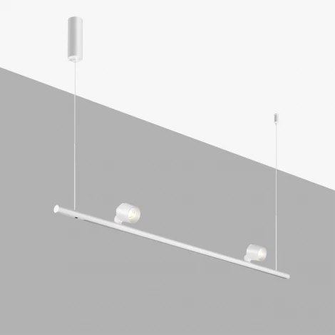 Светильник подвесной диммируемый (сенсер) Novotech Fermo 359308 OVER белый LED 14W+14W 4000K 220V (регулировка яркости, сенсорный выключатель, на тросе)