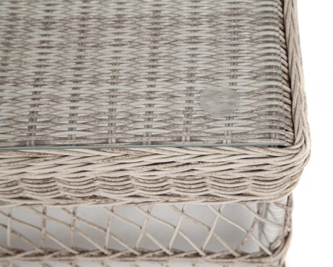 Стол журнальный из искусственного ротанга, цвет бежевый 4SIS Гранд Латте YH-S4840W beige