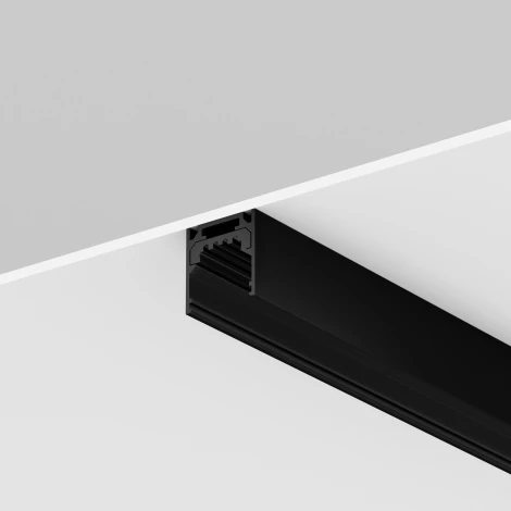 Уличный профиль 2м накладной черный Maytoni Elasity IP O-TR002OH-P-B2M