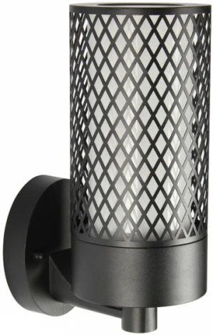 Настенный уличный светильник Novotech Matrix 370971 STREET черный IP54 E27 max 25W 220V