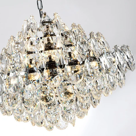 Подвесная люстра хрустальная Modelux MODELUX ML.8861.16P CR