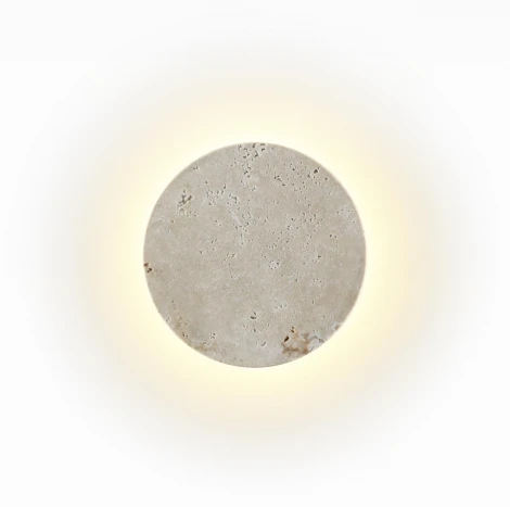 Настенный светильник Odeon Light Travertino 6625/5WL бежевый/металл/травертин IP20 LED 6W 3000K 220V (круглые)