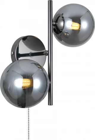 Бра с выключателем Moderli Molly V10794-2W (220V, шар, молекулы)