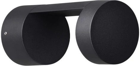 Уличный настенный светильник Odeon Light Tion 6657/10WL NATURE черный/металл IP65 LED 10W 4000K AC85-265V (220V, круглые)