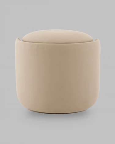 Пуф-трансформер Таунсвилл вращающийся с ящиком велюр бежевый Stool Group арт.УТ000041705