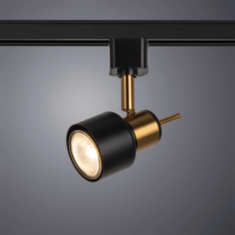 Трековый светильник Arte Lamp Almach A1906PL-1BK