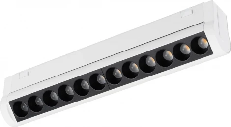 светильник магнитный MAG-VIBE-LASER-TURN-L209-12W Warm3000 (WH, 24 deg, 48V) (Arlight, IP20 Металл) 044428