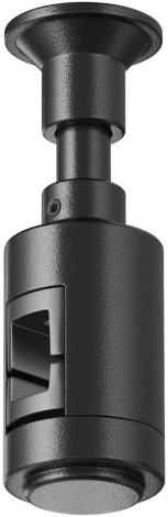 Крепление настенное Wall одинарное Flarity черный Maytoni Accessories for tracks Flarity TRA155CW-S1-B (24V)
