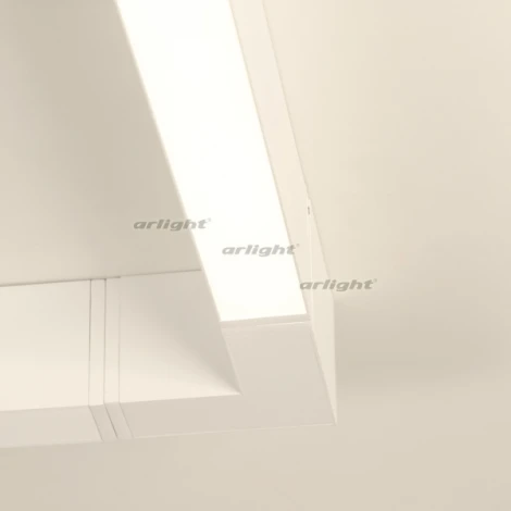 Линейный настенно-потолочный светильник LED CLIP-38-FLAT-S312-6W Warm3000 (WH, 110 deg, 24V) (Arlight, IP40 Металл) 029002