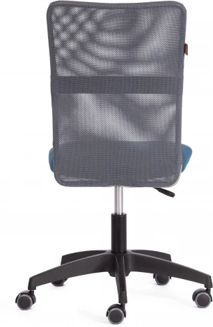 Компьютерное кресло игровое Tetchair START (Флок,Ткань/Синий,Серый) 21294