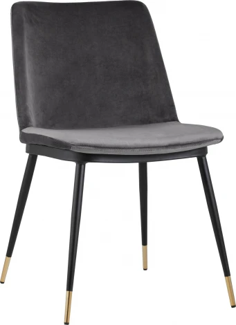 Стул Мелисса велюр Темно-серый 2 шт Stool Group (арт.УТ000037480)