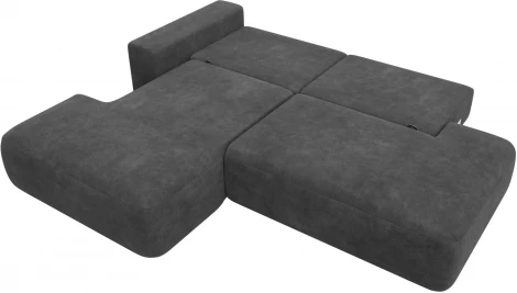 Диван угловой Лига-036 НПБ Модерн левый угол Лига Диванов (Велюр) арт.127765L