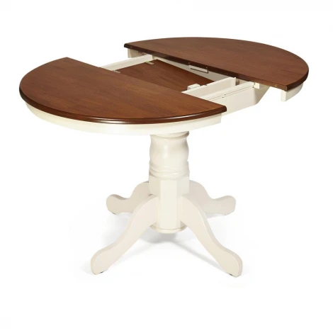Стол NAVARRESE (mod. E-R36R+12AV NMO-2A) rustic oak (дуб) (дерево гевея/мдф)