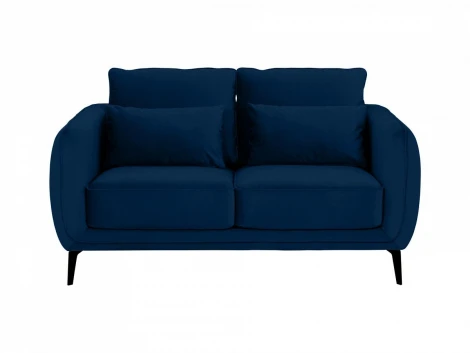 Диван Amsterdam двухместный ОГОГО 342691 (темно-синий)