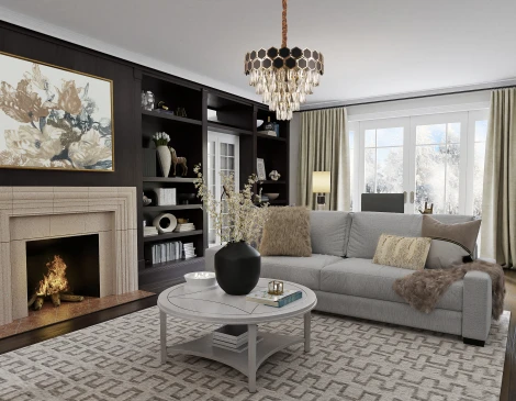 Люстра подвесная Blaisko 2102/17S E14*40W Gold/Black