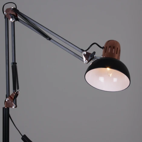 Торшер с выключателем Reluce 00880-0.6-01HV BK