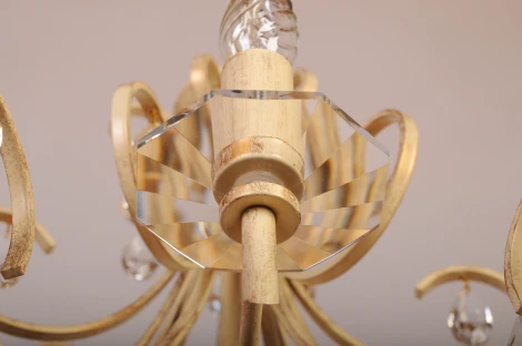 Подвесная люстра Doge Luce 311L07X4-904 (220V, на цепи, свеча)