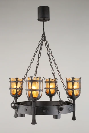 Подвесная люстра Aployt Simona APL.500.03.08 (220V, на цепи, под старину, факел)