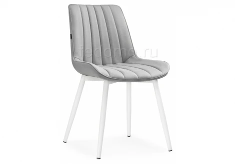 Стул на металлокаркасе Бриджеш velutto 52 / белый