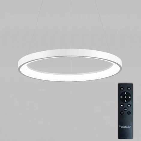 Подвесной светильник нимб с пультом ДУ 80W, белый, LED Natali Kovaltseva INNOVATION STYLE 83139