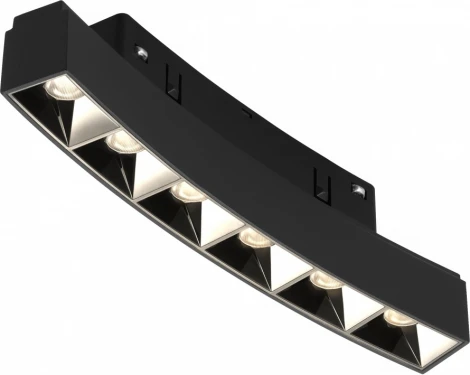 Трековый Светильник магнитный радиусный 48V iLedex Vision48/22 4822-035-L177-D1000-6W-110DG-3000K-BK