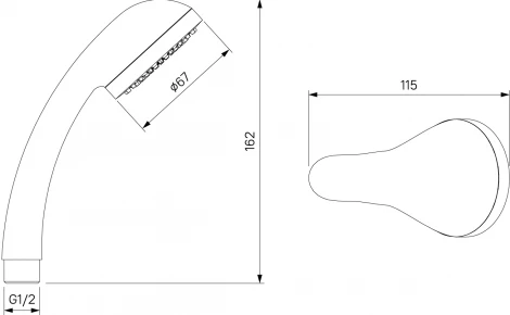 Смеситель Milardo Sterm STESB00M03 для душа