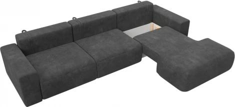 Диван угловой Лига-036 НПБ Классик Лонг правый угол Лига Диванов (Велюр) арт.127785