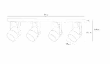 Спот Arte Lamp Mizar A1311PL-4WH (220V)