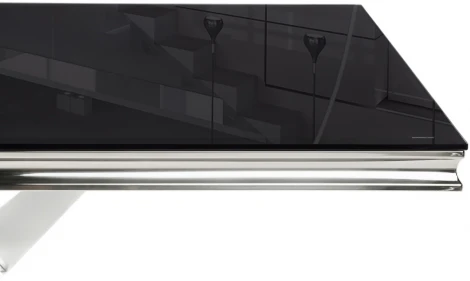 Стол на тумбе Woodville Levon 200x100x75 black 15563