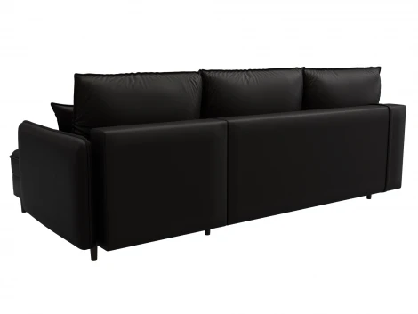 Диван угловой Лига-064 НПБ угол универсальный (ДСП/Дерево/Экокожа/Коричневый) Лига Диванов 129932