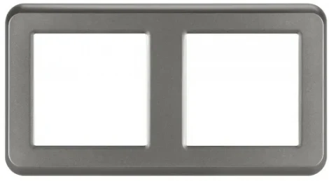 Рамка пластиковая FRM-VERSA-PL-2-GR (Arlight) 043780