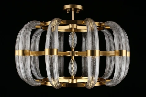 Потолочная люстра на штанге Aployt Solandzh APL.856.07.100 (LED, 220V, круглые)