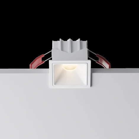 Встраиваемый светильник Maytoni Alfa LED DL043-01-10W3K-SQ-W-1 (220V)