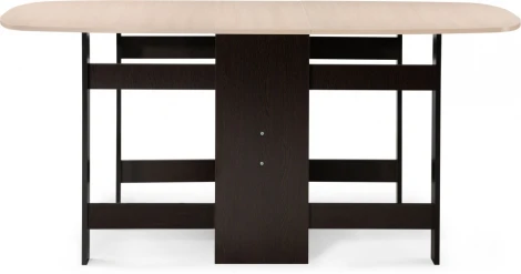 Стол деревянный Woodville Йентель бабочка венге / дуб молочный