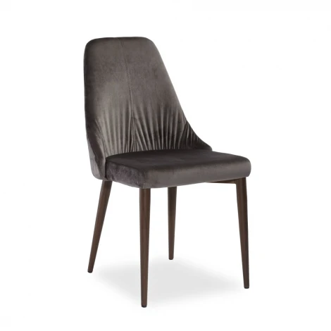 Стул Campania Pranzo Серо-коричневый VR09 ткань