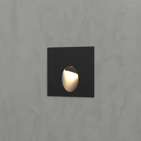 Встраиваемый светильник уличный Elektrostandard MRL LED 1102 чёрный (220V, IP65)