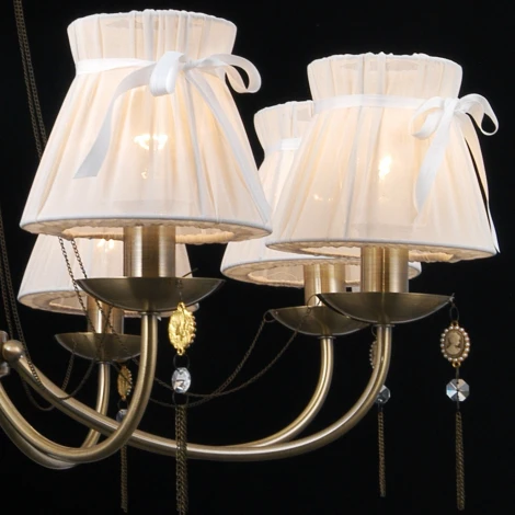 Подвесная люстра ILLUMICO IL0023-8PSQ-24 AB CASTOR (220V, на цепи)