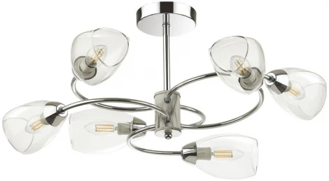 Люстра потолочная Romeo 5207/6C хром E14 6*40W