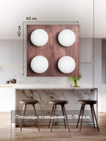 Потолочный светильник прямоугольный Мелодия Света SS1N 000036806